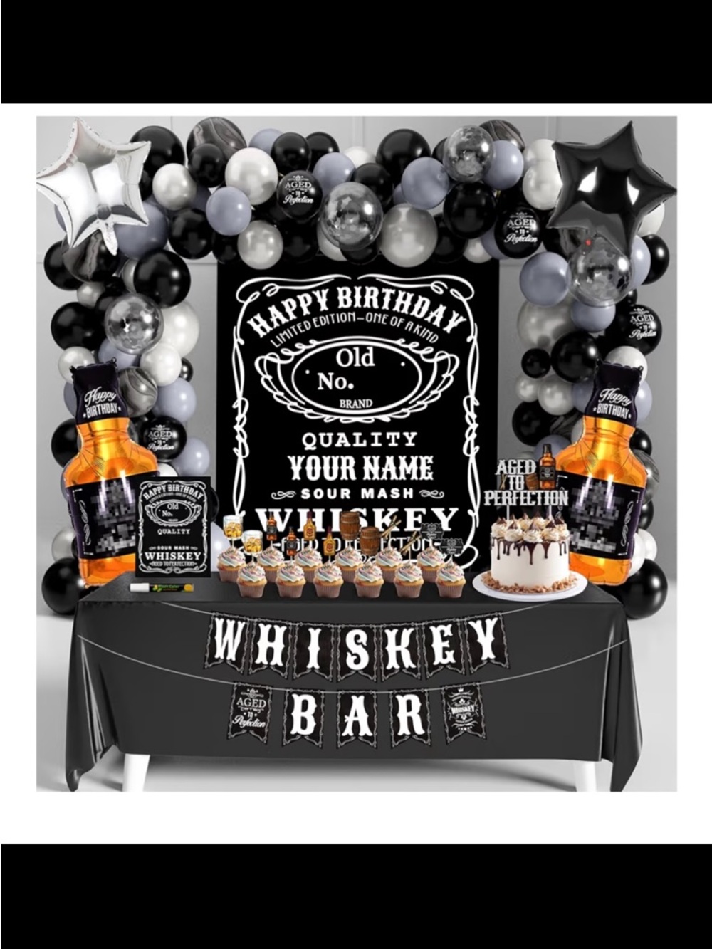 Jack Daniels Birthday Decor